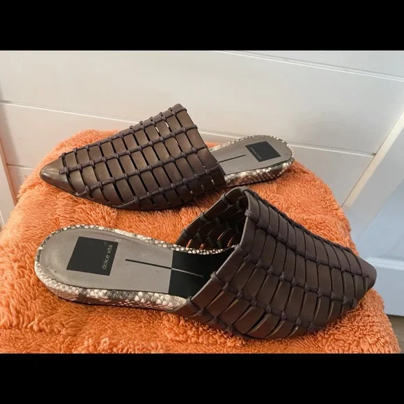 Dolce Vita Elina Wedge Woven Mule - Picture 3 of 8